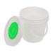 Luxshiny cleaning hill organizer bucket with lid wet wiper roller dispenser empty plastic bucket cloth container with pop-up closure 5 l