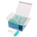 ZIZNBA Disposable Mouth Swabs Sponge - Unflavored & Sterile Oral Swabs Dental Swabsticks for Mouth Cleaning (50PCS) 50sky blue