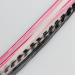 Red Black White Grizzly Remix Feather Extension 8-11 - Buy Online on GoSupps.com