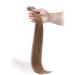 18" Tape in Hair Extensions 100% Real Human Hair Skin Weft Remy Hair Extensions 20 pieces 50g Natural Straight 06# Light Brown - Buy Online on GoSupps.com
