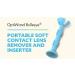 Buy Bullseye Large Portable Soft Contact Lens Tool | Silicone Inserter & Remover | Safe Easy Travel Size - Buy Online on GoSupps.com