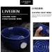 Compasty Ceramic Men's Shaving Mug - Royal Blue Wide Mouth Bowl for Shaving Brush & Soap - International Shipping Available - Buy Online on GoSupps.com