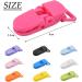 50 Pack Baby Pacifier Clips - Versatile 2.5x4 cm Plastic Tweezers in 10 Colors - Ideal for Baby Bibs & Pacifier Attachment - Buy Online on GoSupps.com