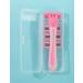 3 in 1 Blade Razor Set - 4-Piece Portable Women's Hair Trimmer & Shaver in Pink | International Shipping Available - Buy Online on GoSupps.com