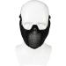 OAREA Tactical Airsoft Mask | Half Bottom Metal Steel Mesh | Elite Ear Protection for Paintball & Outdoor Activities - Buy Online on GoSupps.com