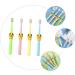 Beaupretty 4pcs Cartoon Nano Toothbrush Set - Portable Child & Teen Travel Toothbrushes with Soft Bristles for Effective Cleaning - Buy Online on GoSupps.com