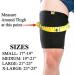 AGON Thigh Compression Sleeve Support for Hamstring, Groin, and Quad Pain Relief - Men & Women - Large - Buy Online on GoSupps.com