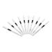 HAPINARY 30 Pcs Lying Silkworm Eyeliner Gel Make up Eyeliner Pen Female Eyeliners Eyeshadow Wooden Pole White