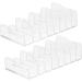 Ciieeo Acrylic Organiser 10 pcs Plastic Blush Divided Eyeshadow Countertop for Clear Bathroom Display Eye Wallet Stand 17.2X8.5X5.3CMx5pcs Transparentx5pcs - Buy Online on GoSupps.com