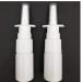Pinicecore 2 pieces 10 white empty plastic nasal spray bottles pump spray spray fog nose spray refillable bottle for salt water wash applications