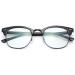 Kimorn Blue Light Filter Glasses - Anti-Fatigue Half-Bordering Computer Glasses for Improved Sleep | Glossy Black Frame & Anti-Blue Light Lens - Buy Online on GoSupps.com