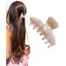 White Marble Opaque Medium Large Stylish Claw Clip for Thick/Thin Hair  Trendy Claw Clip for Women/Girls  Matte Jumbo Clip 3.5 Non-Slip Hair Clip  Strong Hair Styling Accessories