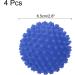 uxcell 4pcs Reusable Laundry Dryer Balls - Vinyl Drying Balls to Reduce Wrinkles Static & Drying Time | Energy-Saving Fabric Softener - Blue - Buy Online on GoSupps.com