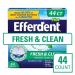 Efferdent Anti-Bacterial Denture Cleanser Tablets - 220 ct (44 ct x 5 Pack) | Fresh & Clean Formula - Buy Online on GoSupps.com