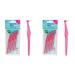 TePe Angle Interdental Brushes Pack Pink 0.4mm 6 pieces (2-pack) 6 pieces (2-pack) Hat Rose