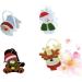 LABRIMP 4pcs Christmas Candy Bag Plush Candy Pouch Footed Glass Dessert Cup Elder Elk Tote Bag - Buy Online on GoSupps.com