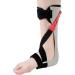 Foot drop orthosis adjustable foot support foot stabilizer foot drop posture orthosis sleep ankle foot orthosis (Color : Right Size : Small) Small Right