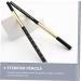 Healeved 4 Pcs Eyebrow Pencil Eyebrow Drawing Tools Dark Brown Eyeliner Waterproof Eye Liner Pencil Wooden 1 count (Pack of 1) As Shownx2pcs - Buy Online on GoSupps.com