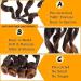 Just Another One French Spiral Curls Curly Braiding Hair Loose Wave Crochet Hair Braids Pre Stretched Braiding Extension Artificial Hair 22 inch Ombre Dark Brown and Light Brown - Buy Online on GoSupps.com