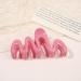 Limtula Candy Color Curved Shape Hair Claw for Girls High Ponytail Anti-Slip Hair Clutcher for Teens Taking Photo Hair Pins Lacquer cream yellow - Buy Online on GoSupps.com