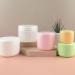 Zeoabsy 12-Pack 10ml White Plastic Empty Cosmetic Lotion Cream Cans with Screw Cap & Inner Lining + 5 White 10ml Spoons - Ideal for Nail Art & DIY Lip Balm - Buy Online on GoSupps.com