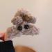 xbiez Harajuku Plush Dog Hair Claw for Girl Hair Claw Delicate Plush Dog Shape Hair Barrettes for Teenager Ponytail Decors White - Buy Online on GoSupps.com