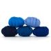 Revolution Fibers | Mixed Merino Wool Variety Pack | Perfect Wool Roving for Spinning Needle Felting Wet Felting Weaving and Crafting (Delta Blues (Blues) 250 Grams)
