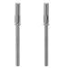Bestgle Nail Cutter Bits Nail Cutter Mandrel Mini Nail Cutter Attachments 2 Pieces Drilling Mandrel 3.1 mm Nail Pin Bit Manicure Tool Accessories Nail Pin Bit for Sanding Belt Silver