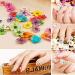 Dried Flowers for Nail Art - Mini Real Natural Five Petal Flower Sticker Decals - Buy Online on GoSupps.com