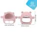 Bite Ring Baby - Blue & Pink | Safe Teething Toys for Infants | International Shipping Available - Buy Online on GoSupps.com