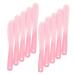 WOONEKY 10pcs Tool Stick Cosmetics Tool Makeup Plate Mixer Mini Pp re-usable 20.5x3x0.6cm Pink
