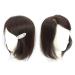 14 Human Hair Crown Topper Wig for Women - Right Part Light Brown Ideal for Thinning Hair | International Shipping Available - Buy Online on GoSupps.com
