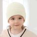 XYIYI Newborn Baby Winter Beanie Hat Mitten Set | Warm Knitted Hat Glove Set for Boys Girls 3-18 Months - White - Buy Online on GoSupps.com