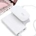 BAQI Mini UV LED Nail Lamp 6W USB Portable Nail Dryer for Gel Polish - White - Buy Online on GoSupps.com