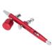 Airbrush Kit with Portable G1/8 DIY Paint Spray for Makeup Nail Art Tattoo Lightweight and Easy to Carry (AR180 red)