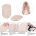 Doact Gel Heel Pillows - Heel Cushion for Spur Relief | 4 Pack Gel Inserts | Small Black Heel Support - Buy Online on GoSupps.com