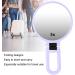 Portable Travel Mirror - 5X Magnifying Folding Cosmetic Mirror - Desktop Makeup Mirror - Small Size and Delicate (Purple) - Buy Online on GoSupps.com