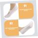 Mikinona 1 Pair Cracked Heel Socks Silicone Moisturizing Socks Cooling Heel Repair Socks Plantar Silicone Socks Heel Sleeves Arch Socks Compression White Beach Ballet Socks Men and Women - Buy Online on GoSupps.com