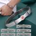 Buy mnmoom Medical Alert ID Bracelets - Stainless Steel Stretch Lymphedema Alert Bracelet for Safe Living - Buy Online on GoSupps.com