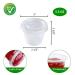 200 Sets 5.5oz Clear Plastic Disposable Portion Cups with Lids - Premium Small Containers for Souffle, Condiments, Jello Shots, Slime & Medicine - Buy Online on GoSupps.com