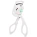 Nuluxglovite Heated Eyelash Curler  Rechargeable Electric Eyelash Curler  Long-Lasting Heated Lash Curler for Natural Lashes  Handheld Eyelash Heated Curler with Quick Pre-Heat White