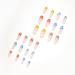 Buy Luvadeyo 24 PCs Press on Nails - Medium Almond Stiletto Fake Nails with Glue | Acrylic Nails for Women & Girls - Fast International Shipping - Buy Online on GoSupps.com