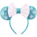 Mouse Ear Cosplay Party Hairband Shiny Bows Mouse Ears for Kids Girls Women Princess Party Decorations Cosplay (blue) - Buy Online on GoSupps.com