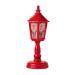 lxuebaix Christmas Wind LED Electronic Candle Light Smokeless Desktop Lamp for Home Garden Yard Decoration New Year Gift Red