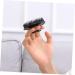 Tovinanna 4-Piece Head Massage Brush Set for Curly Hair - Men's Scalp Shampoo & Palm Brushes - Black Color - 8.5x8.5x4cm - Buy Online on GoSupps.com