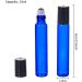 Buy BENECREAT 30 Space 10ML Cobalt Blue Glass Roller Bottles with Essential Oils Stainless Steel Balls Pipets & Funnels - Perfect for DIY Essential Oil Blends - Buy Online on GoSupps.com