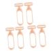 Doitool 6 Stk armpit knife eyebrow cutter Face razor for women facial hair cutter women bikini razor legs Miss Beauty tools pink indifferent resin