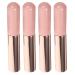Baluue 4pcs Silicone Lip Brushes Lipstick Brush Portable Blending Brush Concealer Brush Makeup Brush Lip Brush Beauty Makeup Tools for Concealing Blending Setting Buffing (Pink)