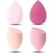 4 pieces Professional Makeup Sponges Set - Blender for Foundation Touch Ups Latex-Free Dry and Wet use - Buy Online on GoSupps.com