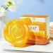 SADOER Natural Honey Bath Soap | Herbal Skincare for Beauty & Hygiene | Flower Shaped | Buy Internationally - Buy Online on GoSupps.com